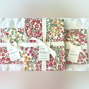 Pottery Barn Bloom Boutique Percale F/Q Duvet Cover & Shams, NWT, Retail $329